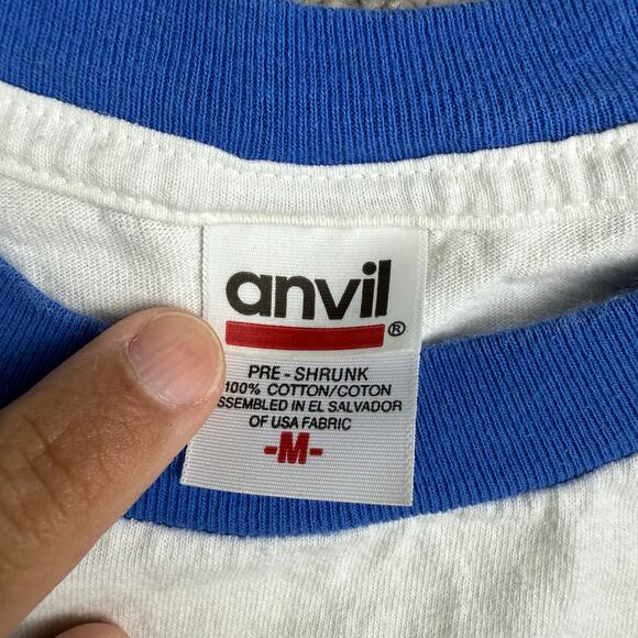 Vtg Kelloggs Pop Tarts Ringer Tee The Great Fruit Escape Promo Commercial Size M - Picture 4 of 4